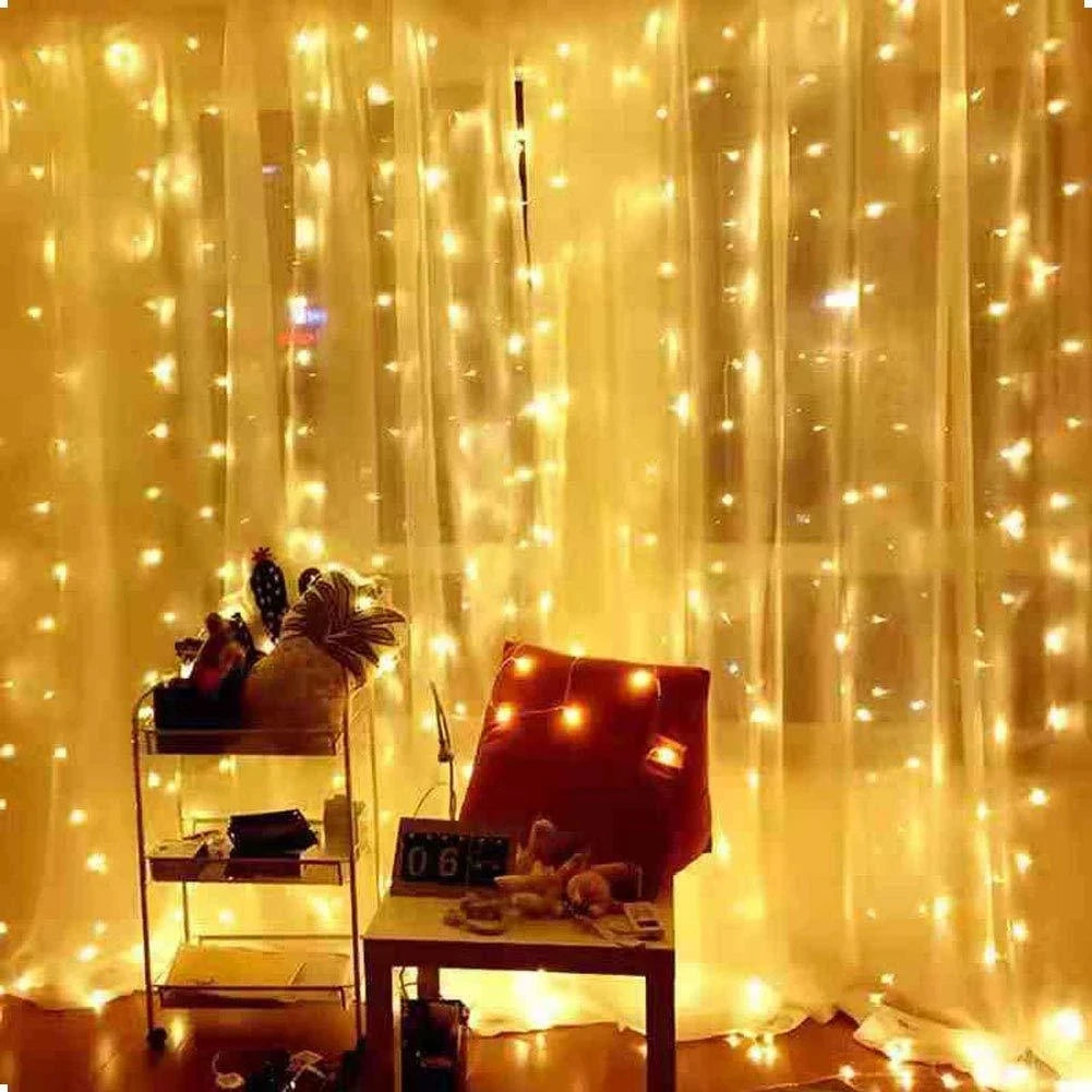 Christmas Lights Curtain