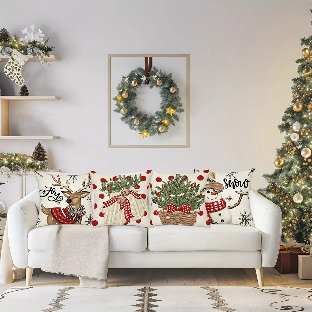 Christmas Decoration Luminous Pillowcase