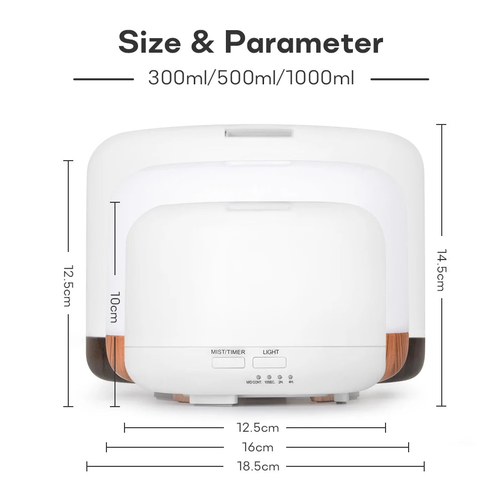 Air Humidifier Essential Oil Diffuser