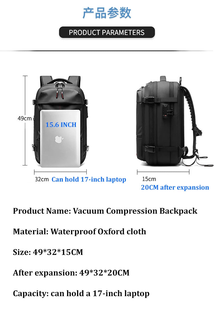 Backpack Vacuum Compression